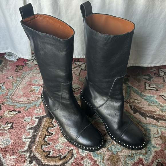 Zadig & Voltaire Studded Boots - Size 38 - Picture 1 of 4